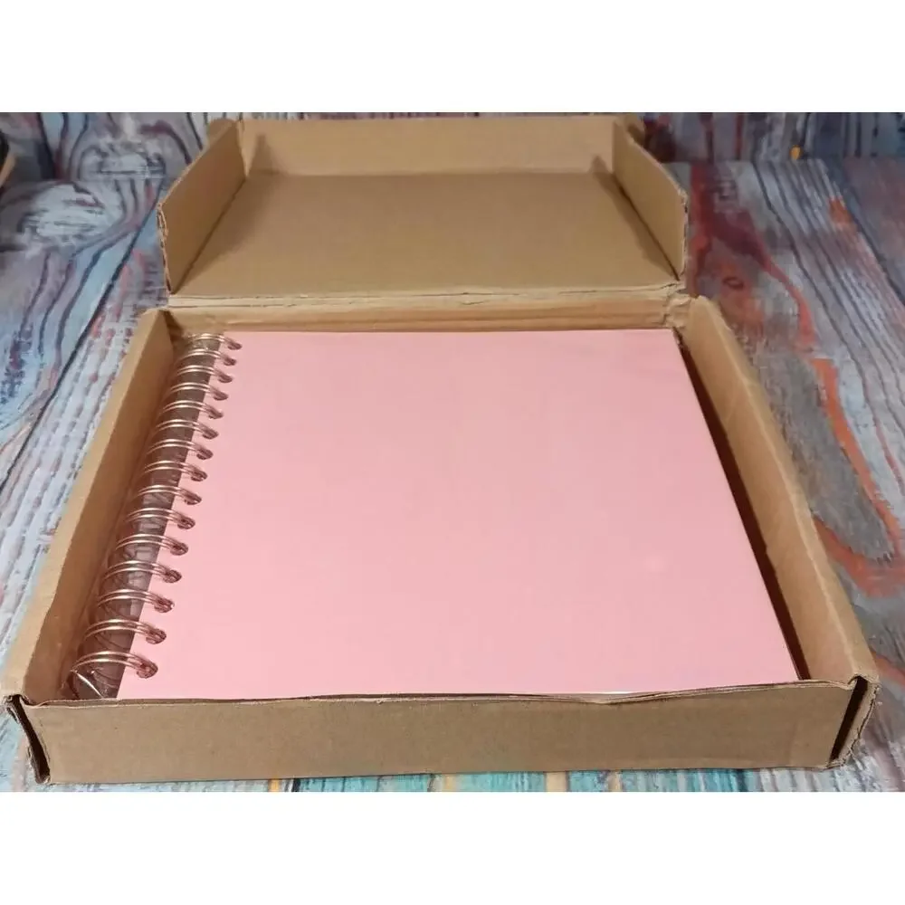 Potricher Classical Memory Photo Album with Spiral Binding